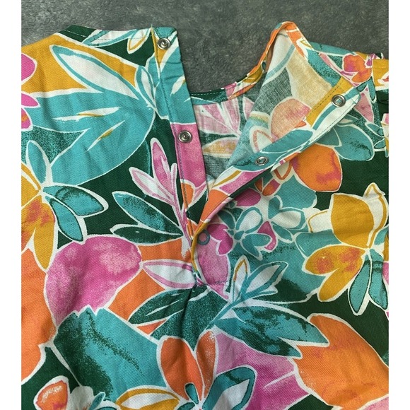 Carter's Tropical Jersey Romper For Summer Baby Girl Size 18 Months - Picture 6 of 9